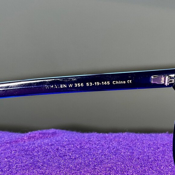 WARBY PARKER "Whalen" Lapis Crystal No-Rx Non-Prescription Blue Light Glasses - Picture 11 of 13